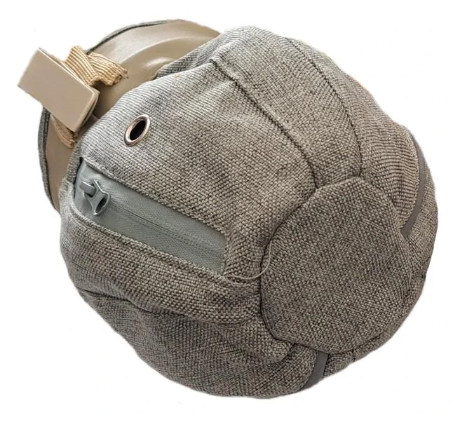 Pamlskovník Goody Bag - tvídová khaki zelená, 19 cm hloubka