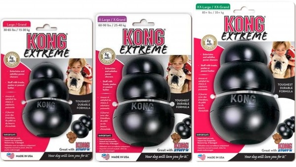 kong extreme - srovnání velikostí kong extreme - srovnání velikostí
