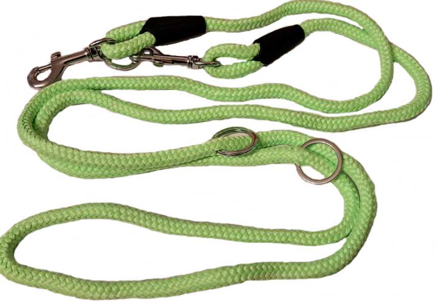 Použití karabin a kroužků pro nastavení vodítka