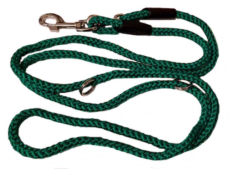 Použití karabin a kroužků pro nastavení vodítka