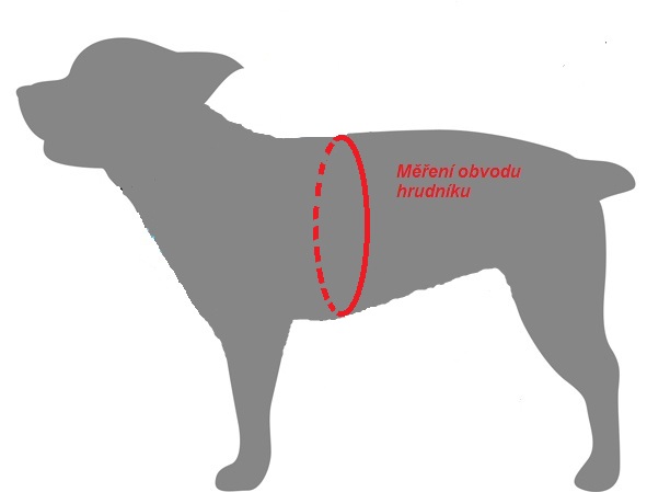 měření velikosti postroje