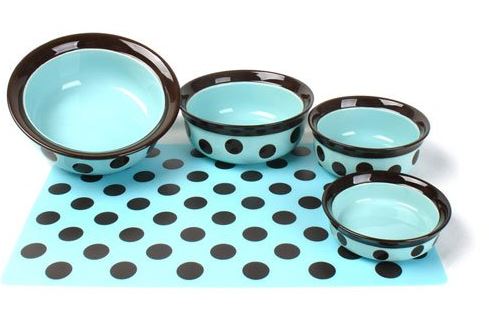 RW porcelánová miska Brown Dots