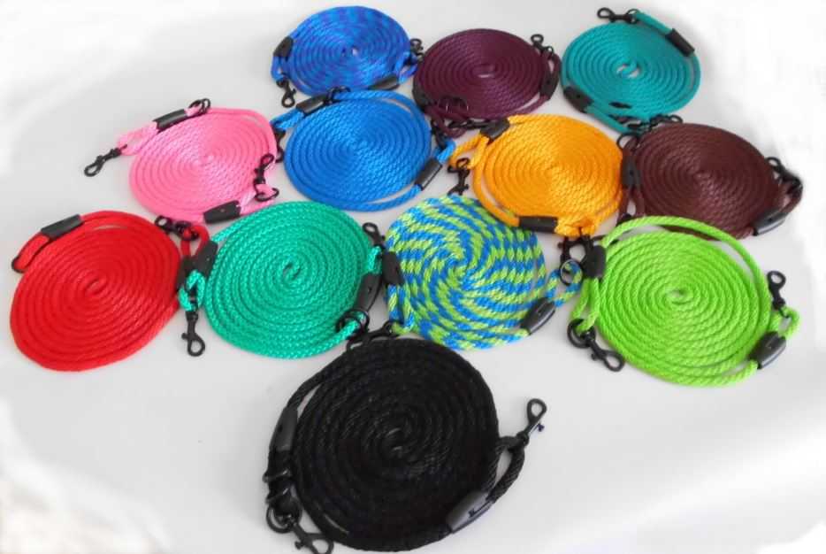 vodítka lano 6 mm, černé kování