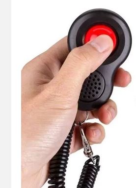 Klikr s velkým tlačítkem