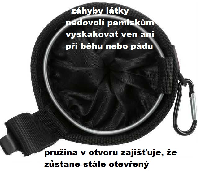 Twist Treat - neoprenový pamlskovník s chytrým zavíráním, 11 x 14 cm, petrolejový