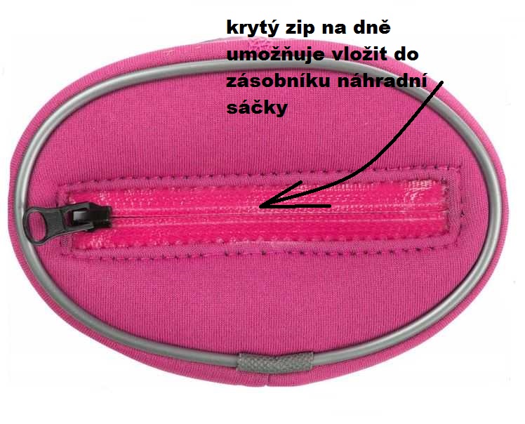 Twist Treat - neoprenový pamlskovník s chytrým zavíráním, 11 x 14 cm, petrolejový