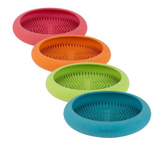 LICKIMAT UFO - červená, prům. 18 cm