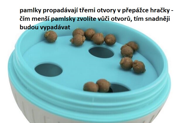 Snack Ball s regulovaným otvorem, 11 cm, světle šedý