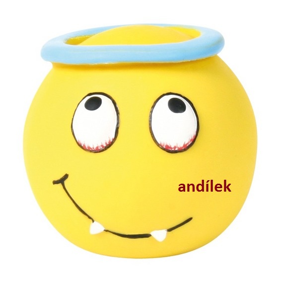 Latexový míček "baskeťák", 9 cm