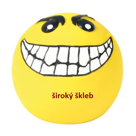 Latexový míček "baskeťák", 9 cm