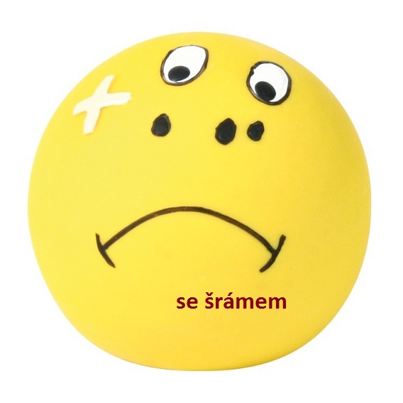 Latexový míček "baskeťák", 9 cm