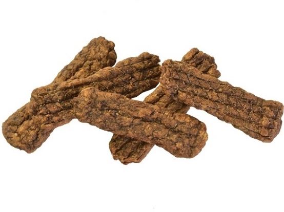 Brit MEATY JERKY jehněčí, kuřecí a probiotika 80 g