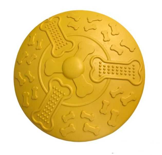 Gumový disk s vůní vanilky, plovoucí 19 cm, žlutý