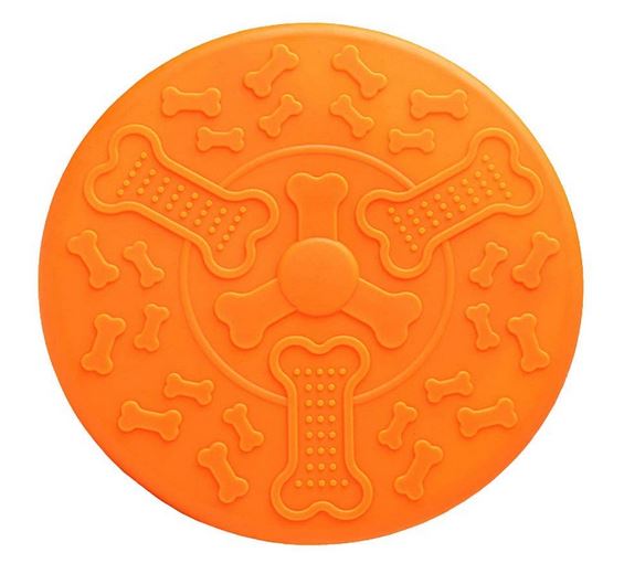 Gumový disk s vůní vanilky, plovoucí 19 cm, oranžový
