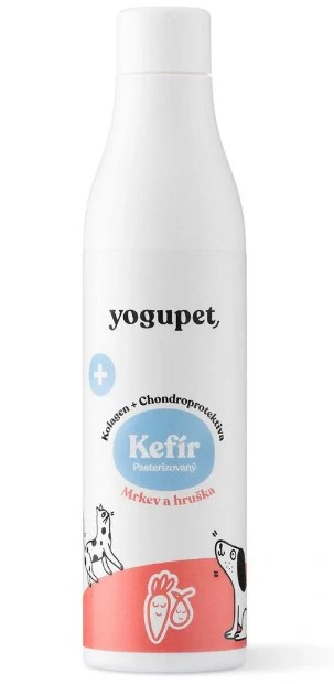 YOGUPET Kefír s kloubní výživou, mrkví a hruškou, 200 ml