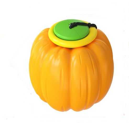 Shoot Ball - vystřelovací míček ve tvaru dýně, 6,5 cm průměr