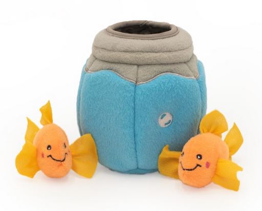 ZippyPaws Burrow Rybky ve sklenici