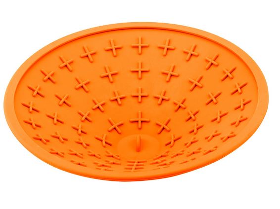 LICKIMAT Splash - oranžová, prům. 20 cm
