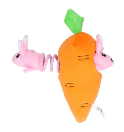 Double Wobble CARROT CONEJOS, plyšová interaktivní hra