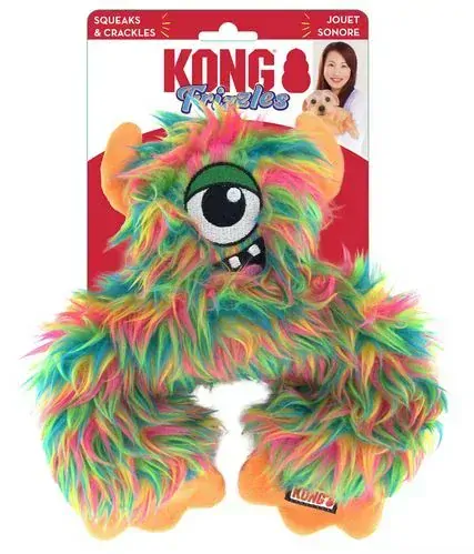 Kong Frizzles - plyšová příšerka FRAZZLE,23 x 23 cm