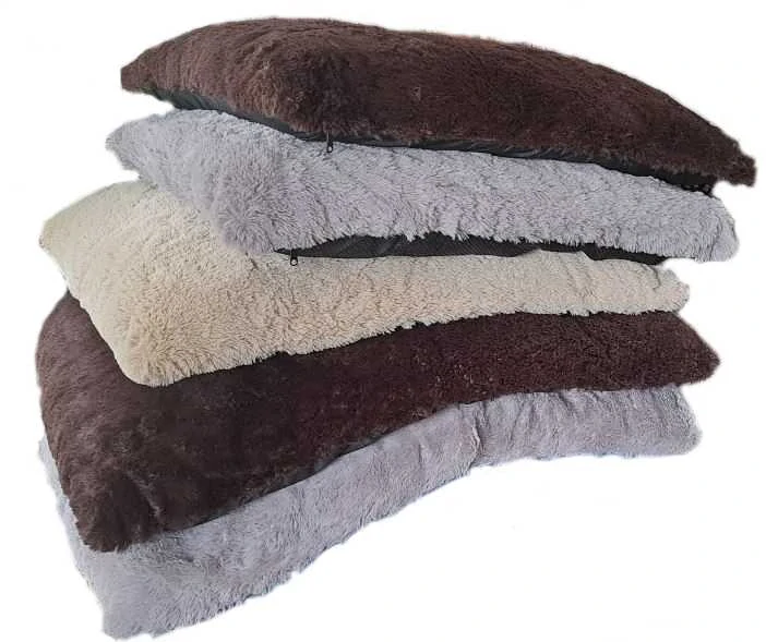 Komfortní matrace SHAGGY - hnědá, 80x60 cm