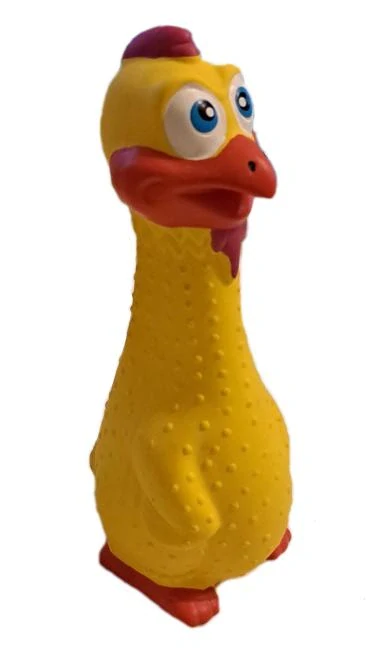 Latexové dlouhé krky - kohoutek, 17 cm