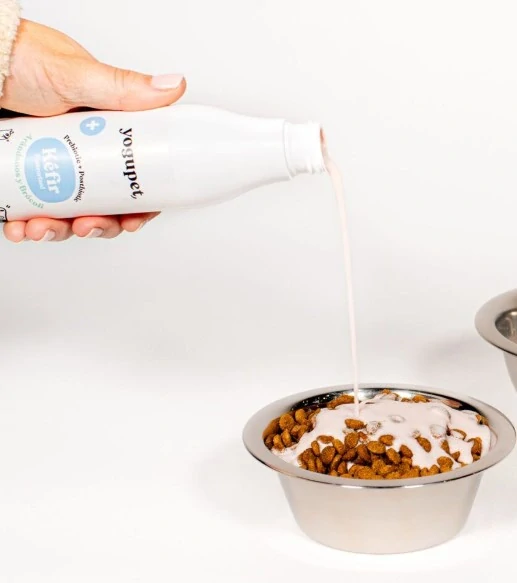 YOGUPET Kefír s lactobacily, brokolicí a brusinkami, 200 ml