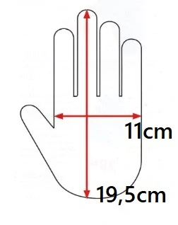 Rukavice k pulleru, velikost L