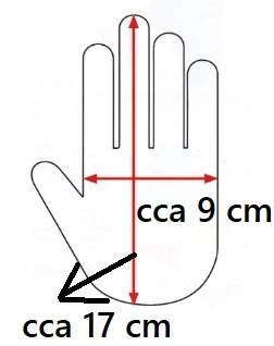 Rukavice k pulleru, velikost M