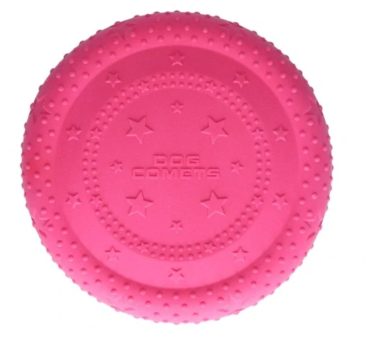 DogComets Gumový disk 24 cm, fuchsiově růžový