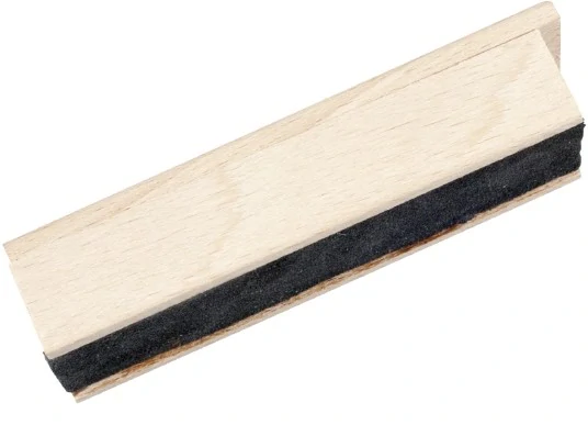 Dřevěná krabička na stopy s kůží 10 x 3 cm