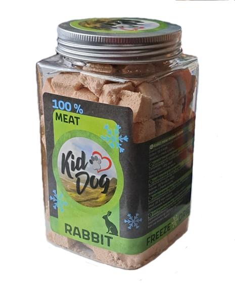 Mrazem sušené pamlsky v dóze - králík, 80 g