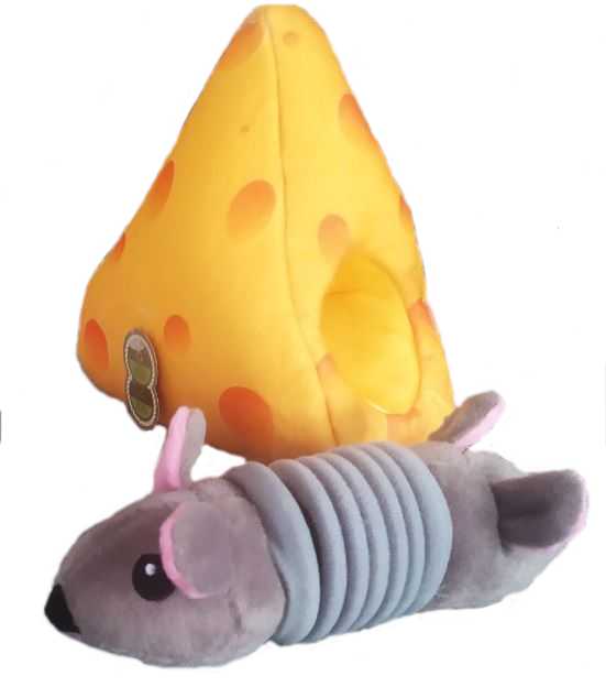 Double Wobble CHEESY BUDDY, plyšová interaktivní hra