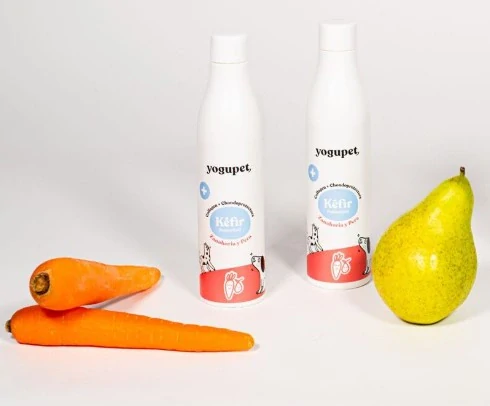 YOGUPET Kefír s kloubní výživou, mrkví a hruškou, 200 ml
