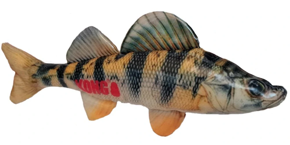 KONG rybka gumová - okoun, 27 cm