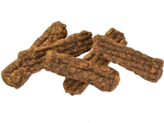 Brit MEATY JERKY jehněčí, kuřecí a probiotika 200 g