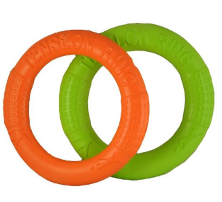 Kroužek z termoplastické pěny - 28 cm, neonově zelený