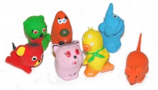 Malá latexová zvířátka 5 cm