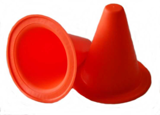 Gumový kužel oranžový (1 kus)