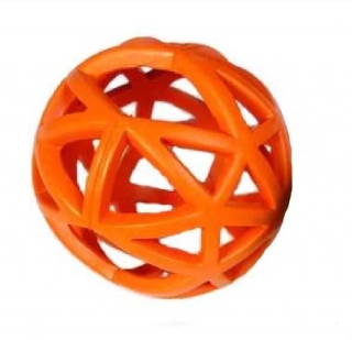 Děrovaný míček 12 cm oranžový