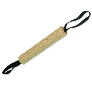 Jutový pešek 32/5 cm - sešitý, poutka oboustranná