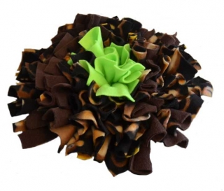 Čichací polštářek kulatý 35 cm - hnědý drn