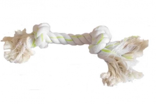 Tahadlo spletené z bavlněných NEBARVENÝCH nití 25 cm