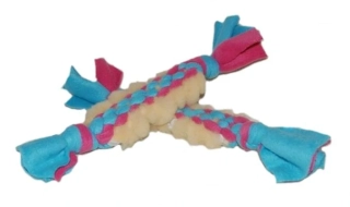 Gang Tug - Stick In Sheep, tahadlo s ovčí kožešinou, 35 cm
