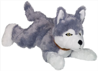 Plyšový husky, 35 cm