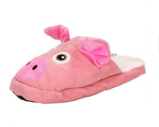 Plyšový pantoflíček 21 cm, prasátko