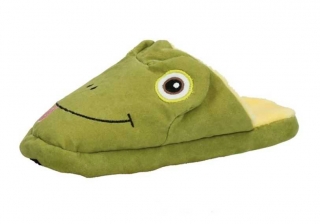 Plyšový pantoflíček 21 cm, žabka
