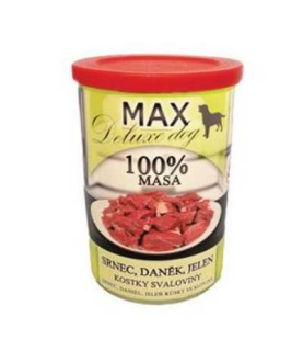MAX DeLuxe - srnec, daněk, jelen 400 g