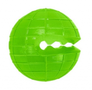 Kong Tag-A-Long míček k upevnění na vodítko, 6 cm, zelený