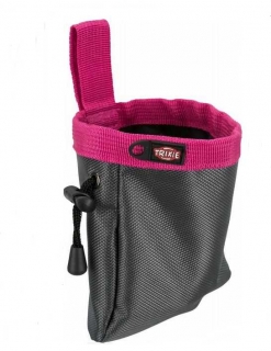 Pamlskovník Baggy de Luxe 10x14 - šedý, růžový okraj